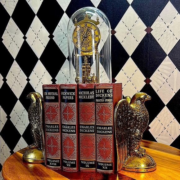 Vintage USA Solid Brass Bookends Soaring Eagle – Pair – 6+ lbs - Picture 4 of 16